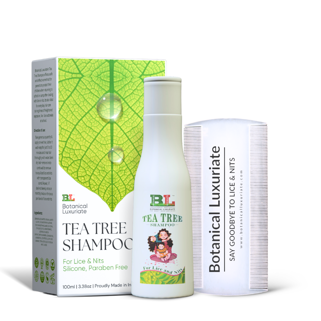 Natural Tea Tree Anti-Lice & Nits Shampoo 100ml