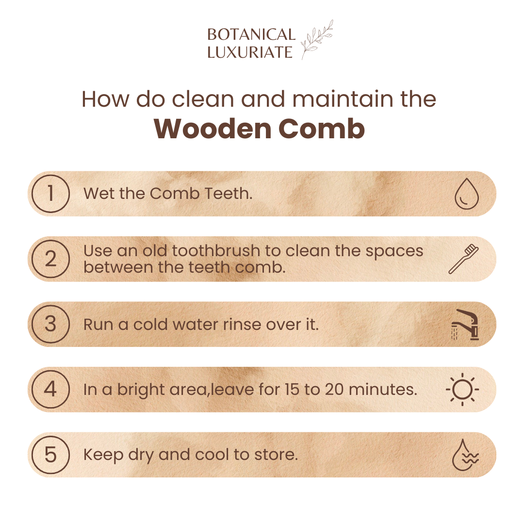 Botanical Luxuriate Anti Lice & Nit's Neem Comb