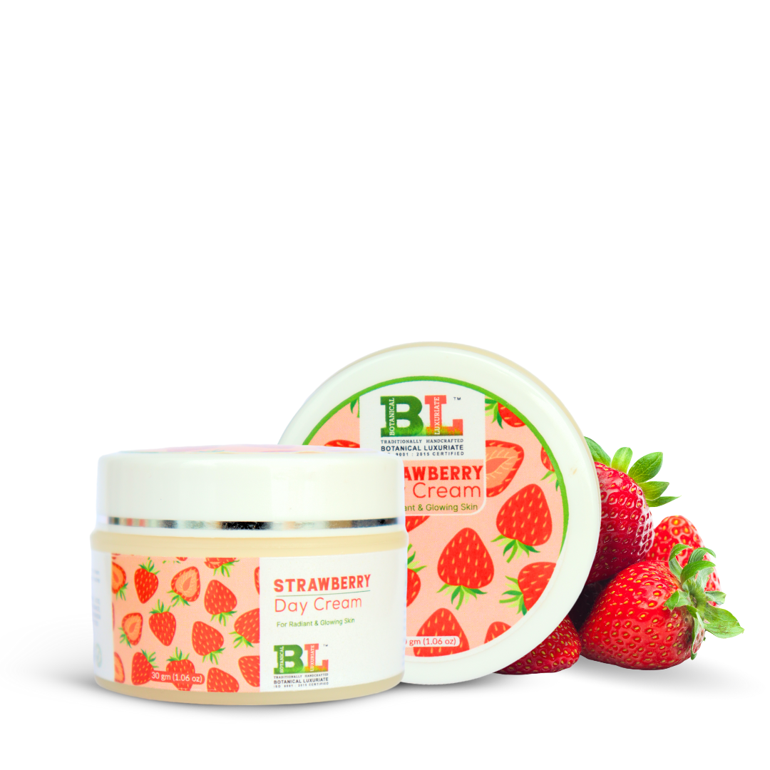 Strawberry Day Cream (Ultra light) - Natural Skin Protection 30 gm