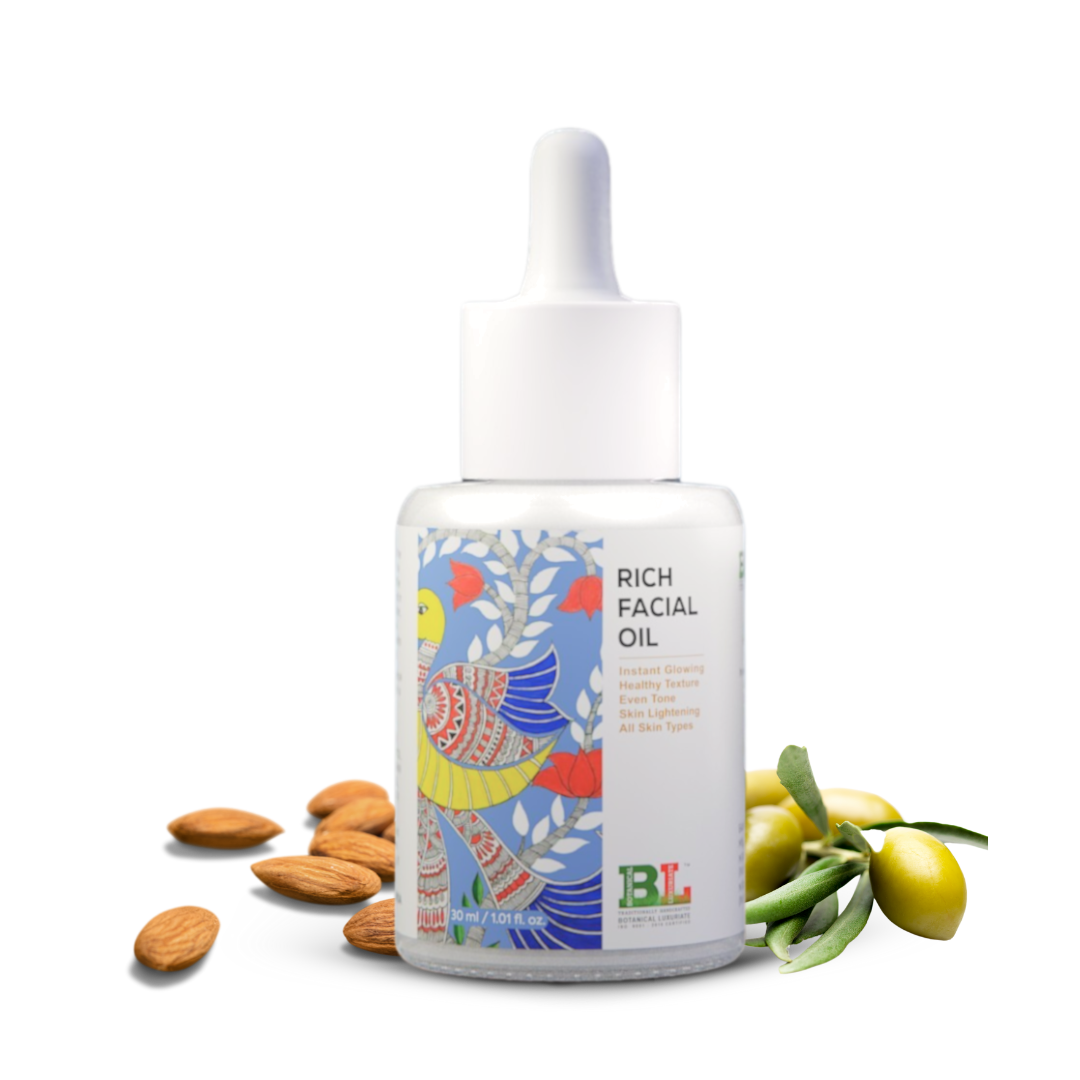 Rich Facial Oil - For Healthy Glowing Skin Texture 30 ml