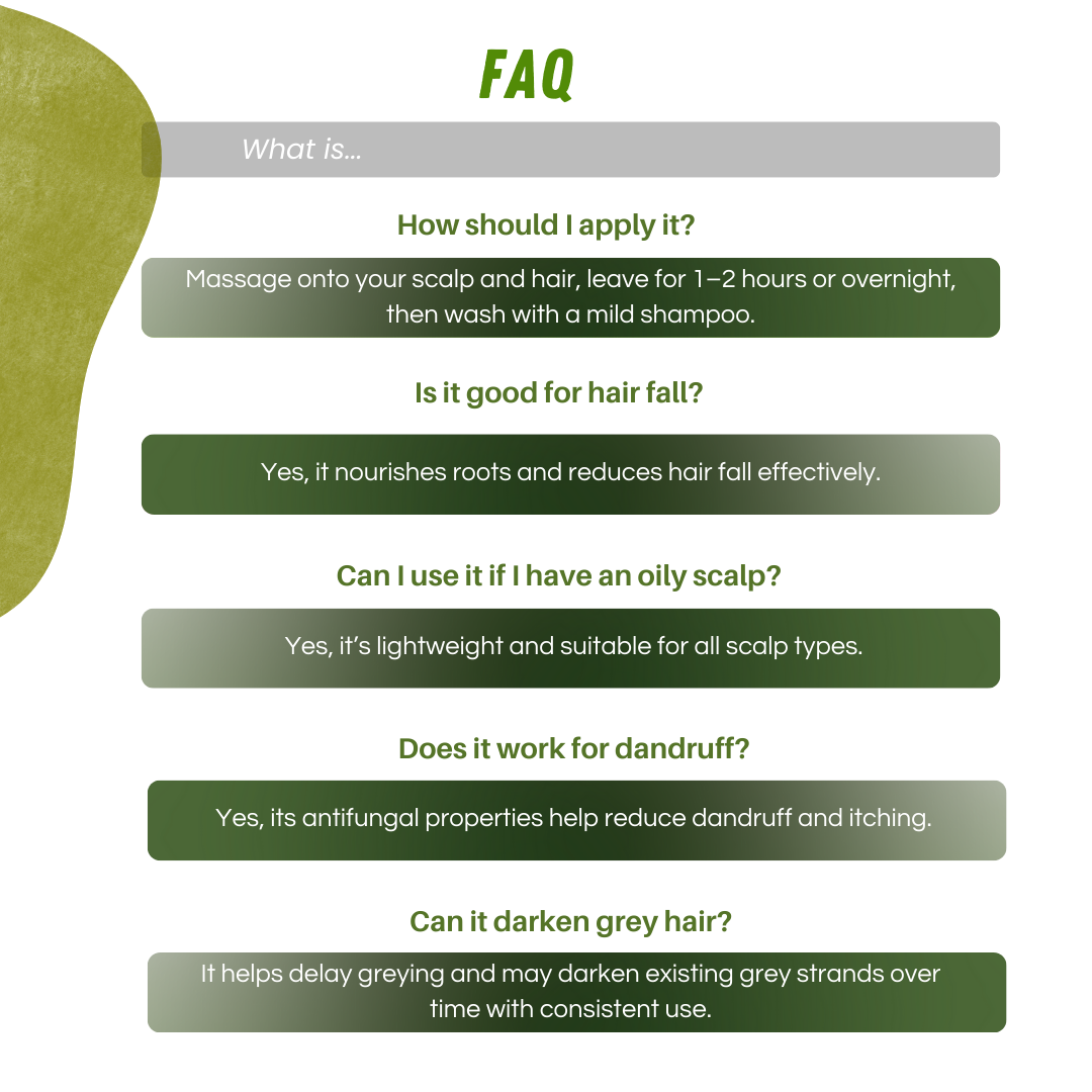 Cold Pressed Hair Growth Oil - Curry Leaf Oil