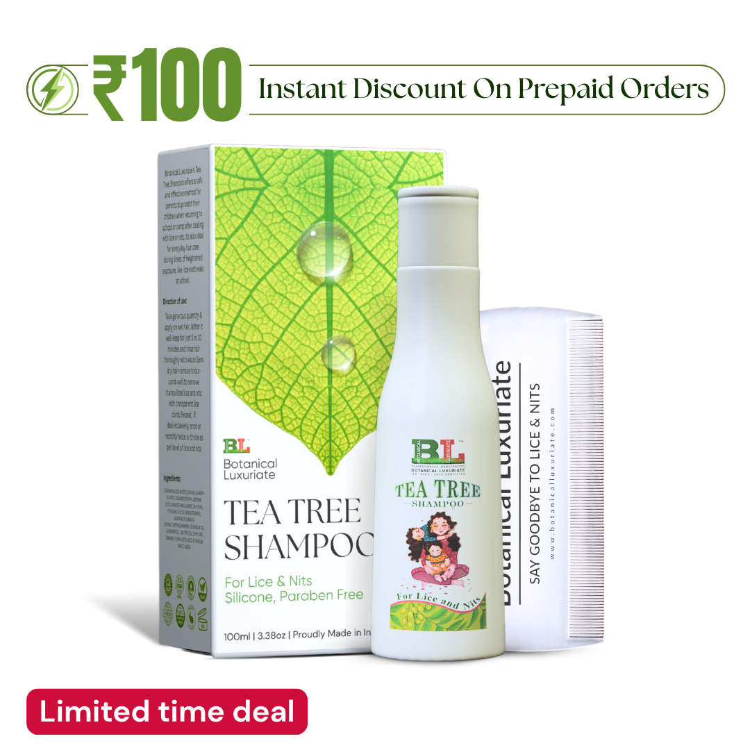 Natural Tea Tree Anti Lice & Nits Shampoo 100ml