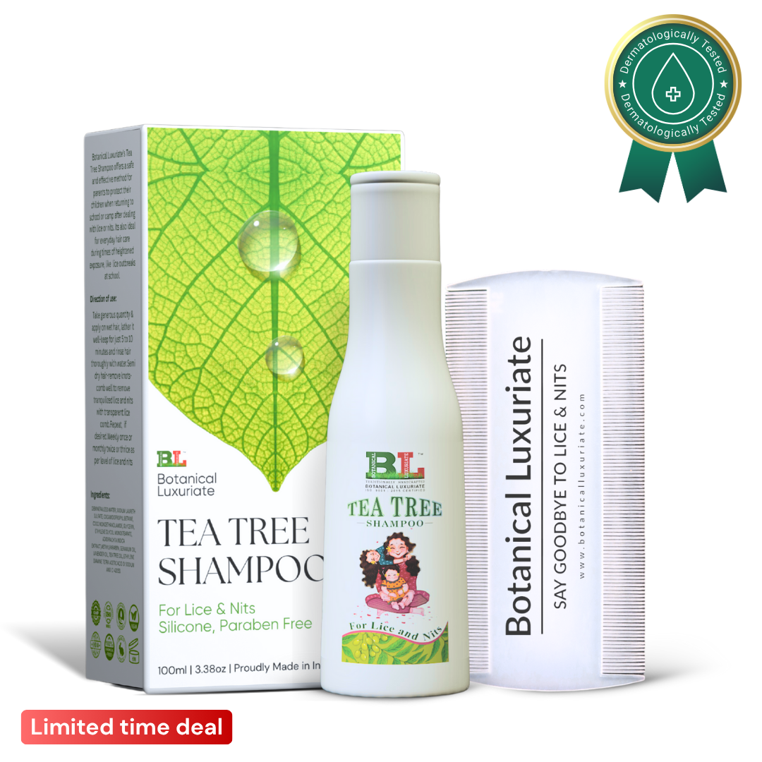 Natural Tea Tree Anti-Lice & Nits Shampoo 100ml