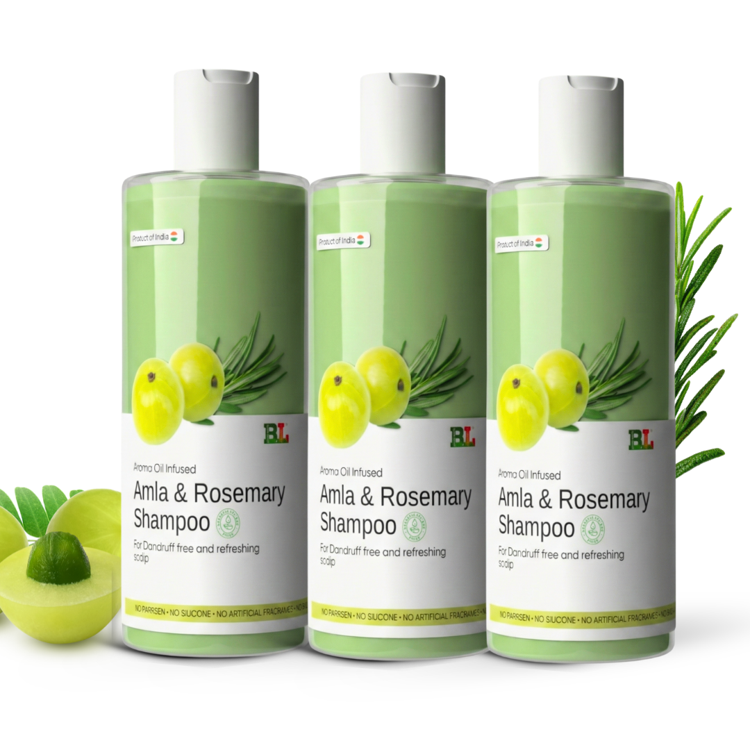 Natural Amla & Rosemary Anti-Dandruff Shampoo – No Parabens 100ml