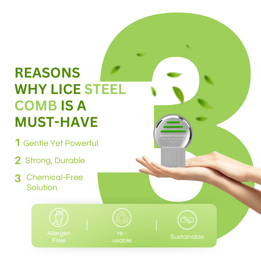 Botanical Luxuriate Lice and Nit’s Removal Comb