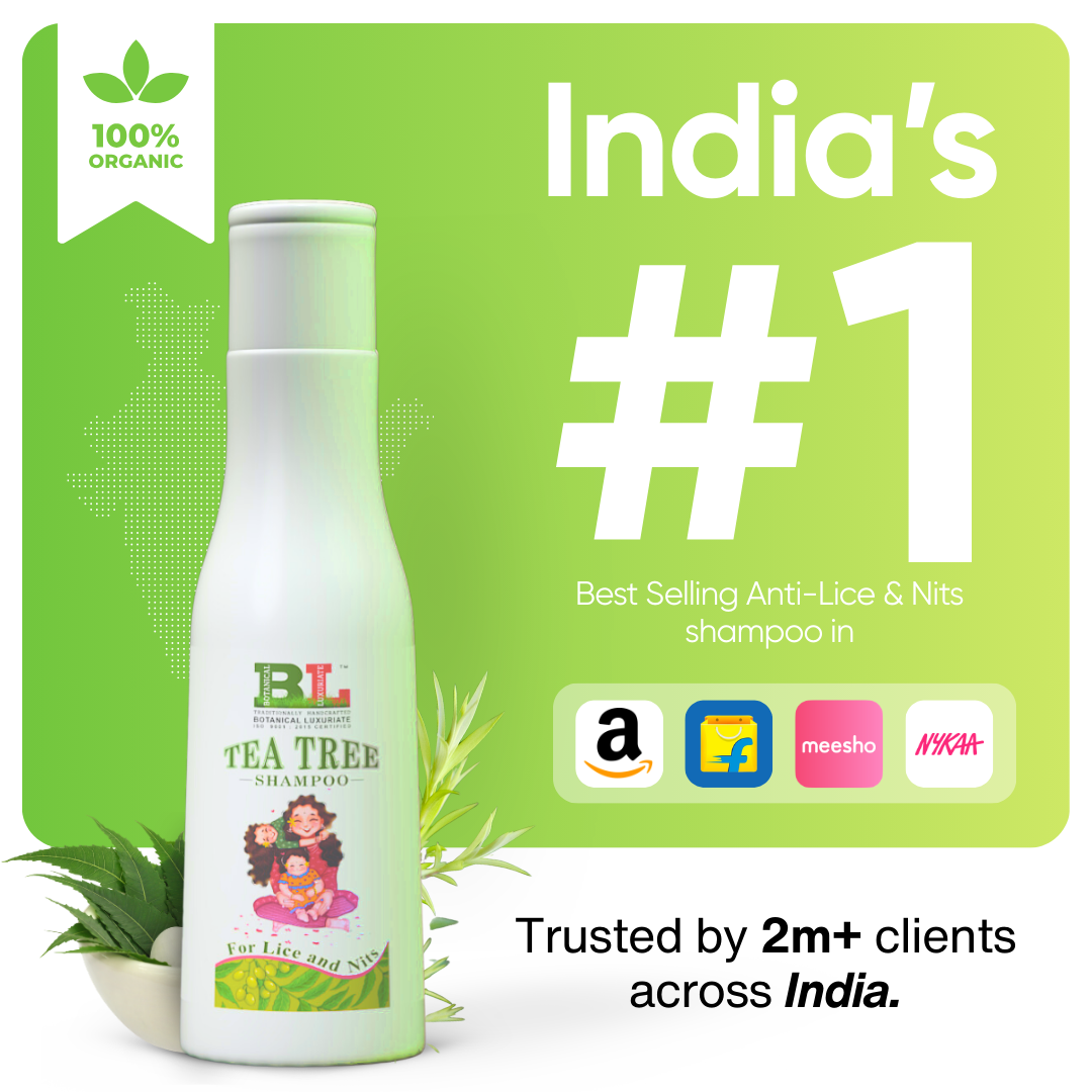 Natural Tea Tree Anti-Lice & Nits Shampoo 100ml