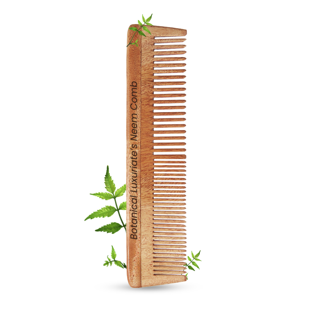Botanical Luxuriate Full Handle Neem Comb