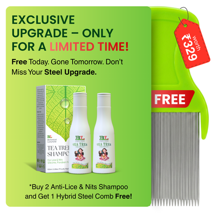 Natural Tea Tree Anti-Lice & Nits Shampoo 100ml