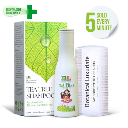 Natural Tea Tree Anti-Lice & Nits Shampoo 100ml