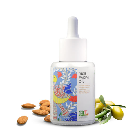 Rich Facial Oil - For Healthy Glowing Skin Texture 30 ml