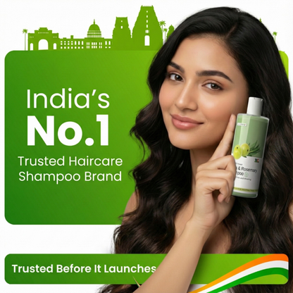 Natural Amla & Rosemary Anti-Dandruff Shampoo – No Parabens, 100ml