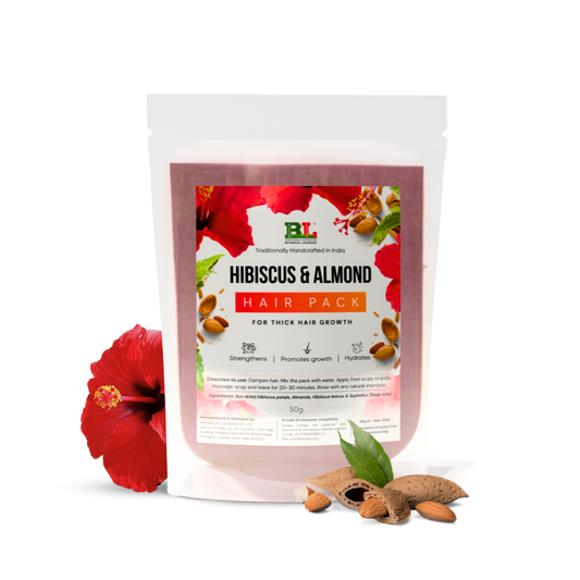 Botanical Luxuriate Hibiscus and Almond Hair Pack 50g