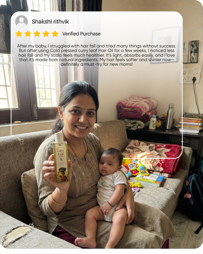 Cold Pressed Curry Leaf Hair Growth Oil 100 ml- Volume Boost & Increase Thickness