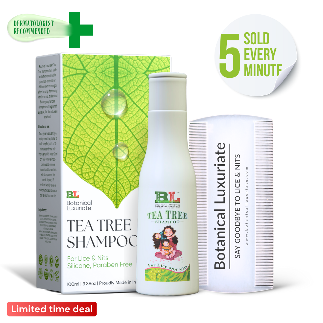 Natural Tea Tree Anti-Lice & Nits Shampoo 100ml