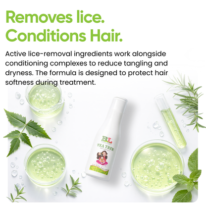 Natural Tea Tree Anti-Lice & Nits Shampoo 100ml