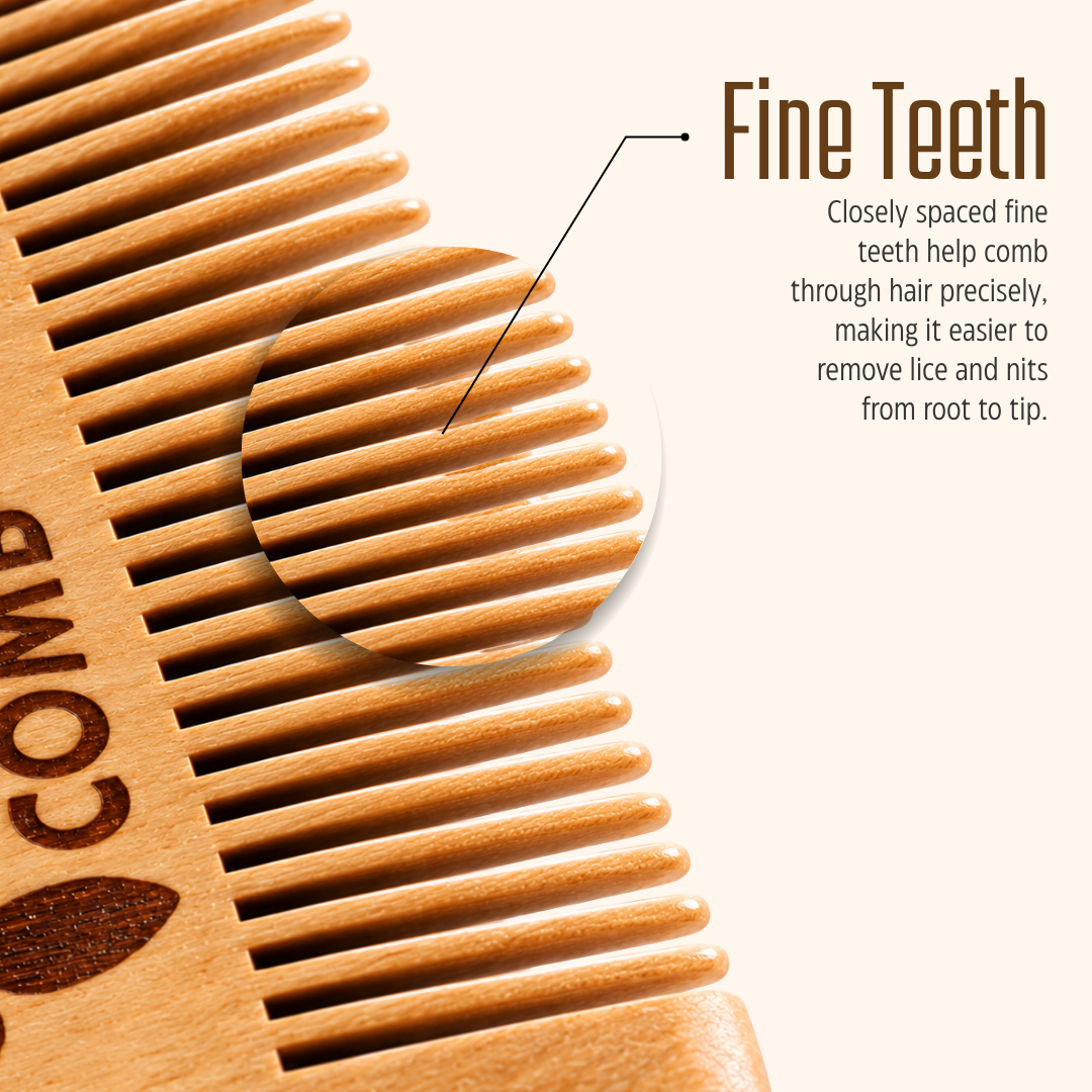 Botanical Luxuriate Anti Lice & Nit's  Neem Comb