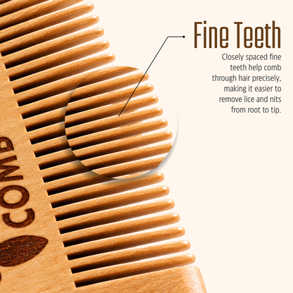 Botanical Luxuriate Anti Lice & Nit's  Neem Comb