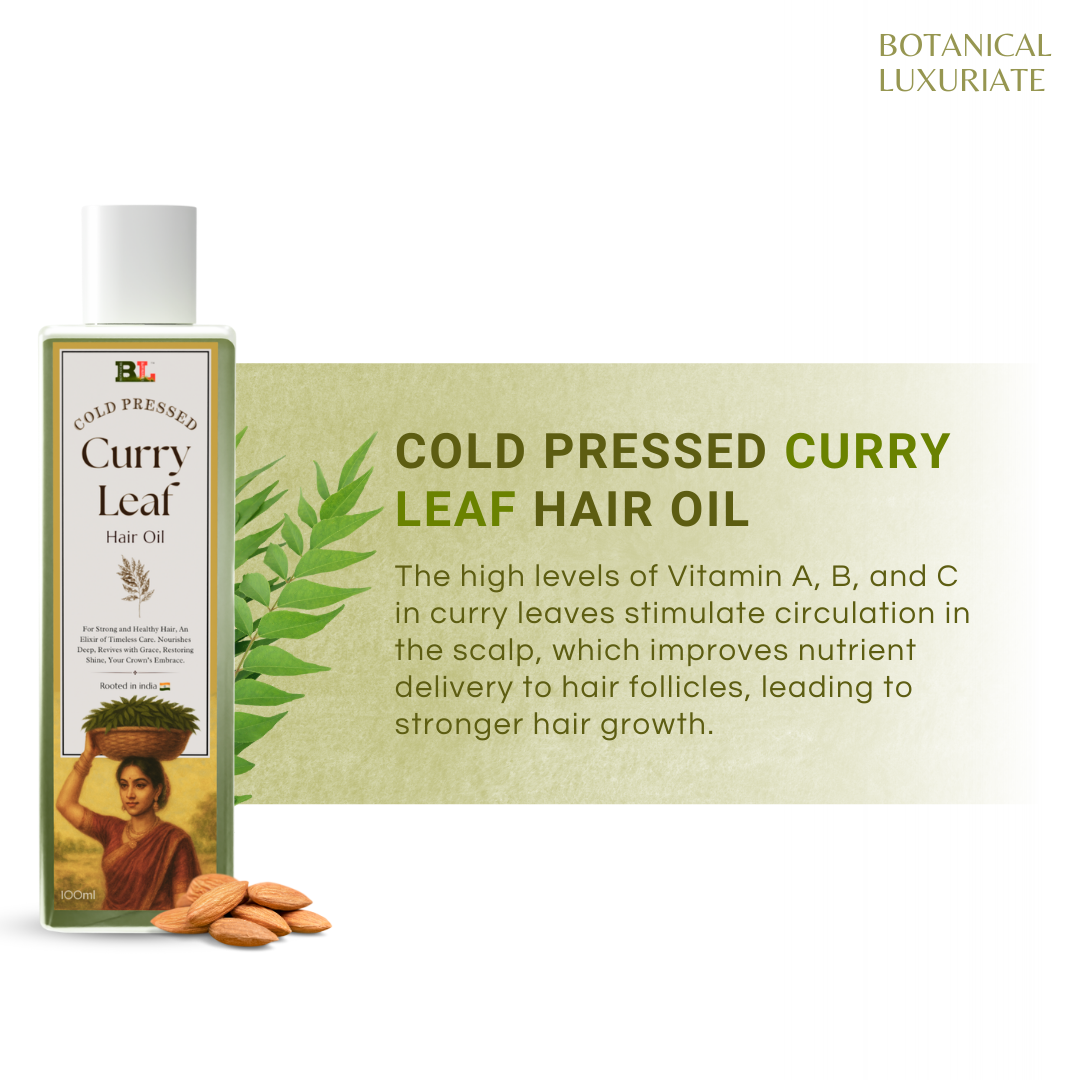 Cold Pressed Hair Growth Oil - Curry Leaf Oil