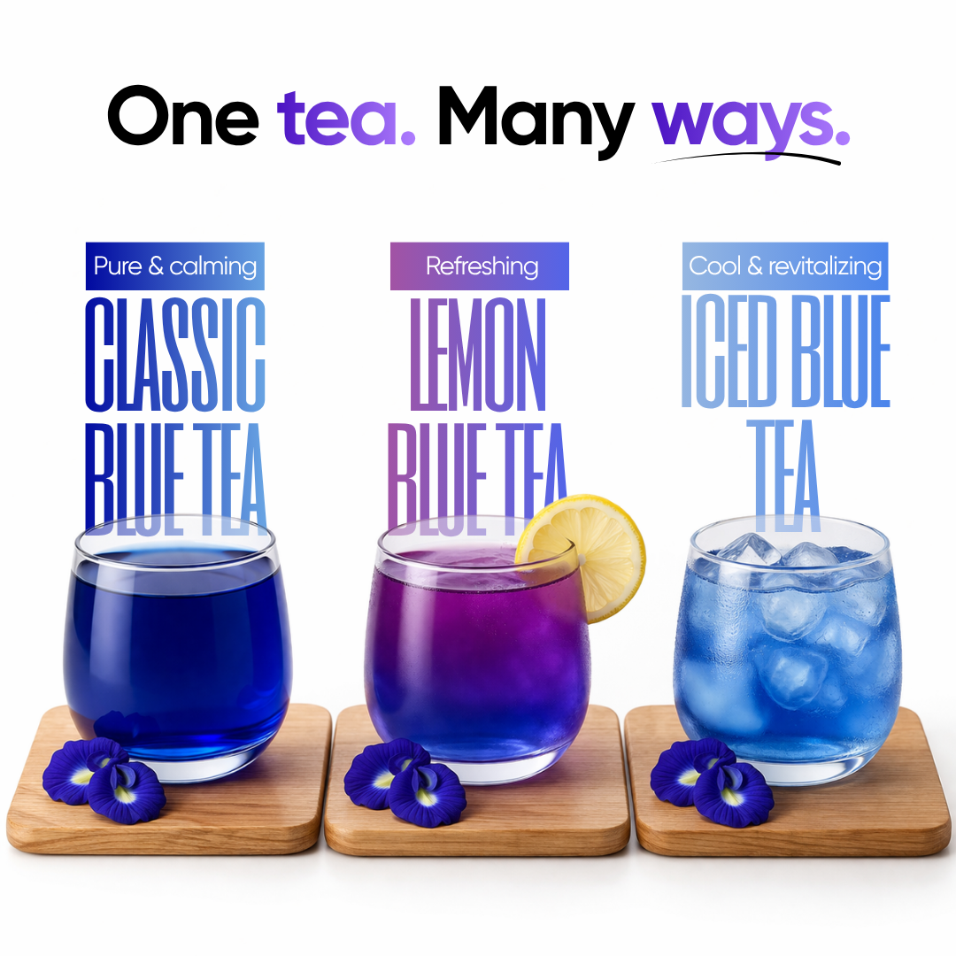 BL Butterfly Pea  Herbal Tea 60g | 100% Natural Antioxidant Drink – Caffeine Free
