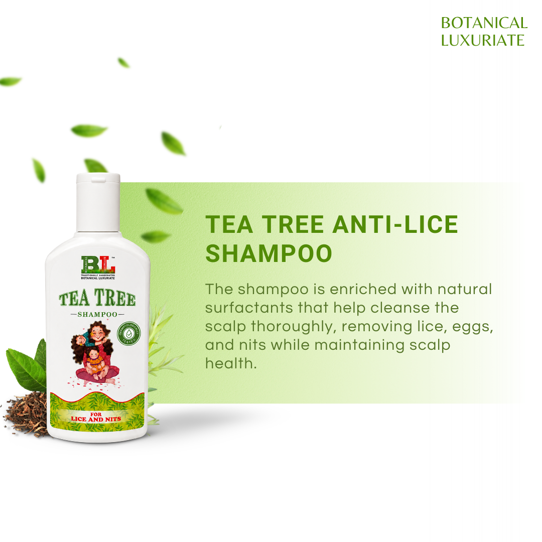 Botanical Luxuriate Gentle Tea Tree Anti-Lice & Nits Shampoo for Kids – 50ml
