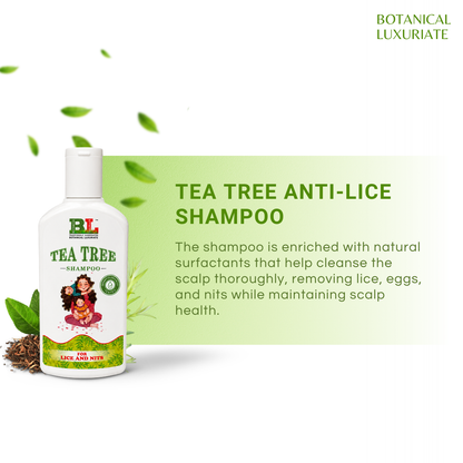 Botanical Luxuriate Gentle Tea Tree Anti-Lice & Nits Shampoo for Kids – 50ml