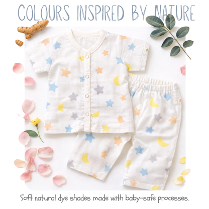Bamboo Cotton Baby Shirt & Pant Set | 0–12 Months | Ultra Soft