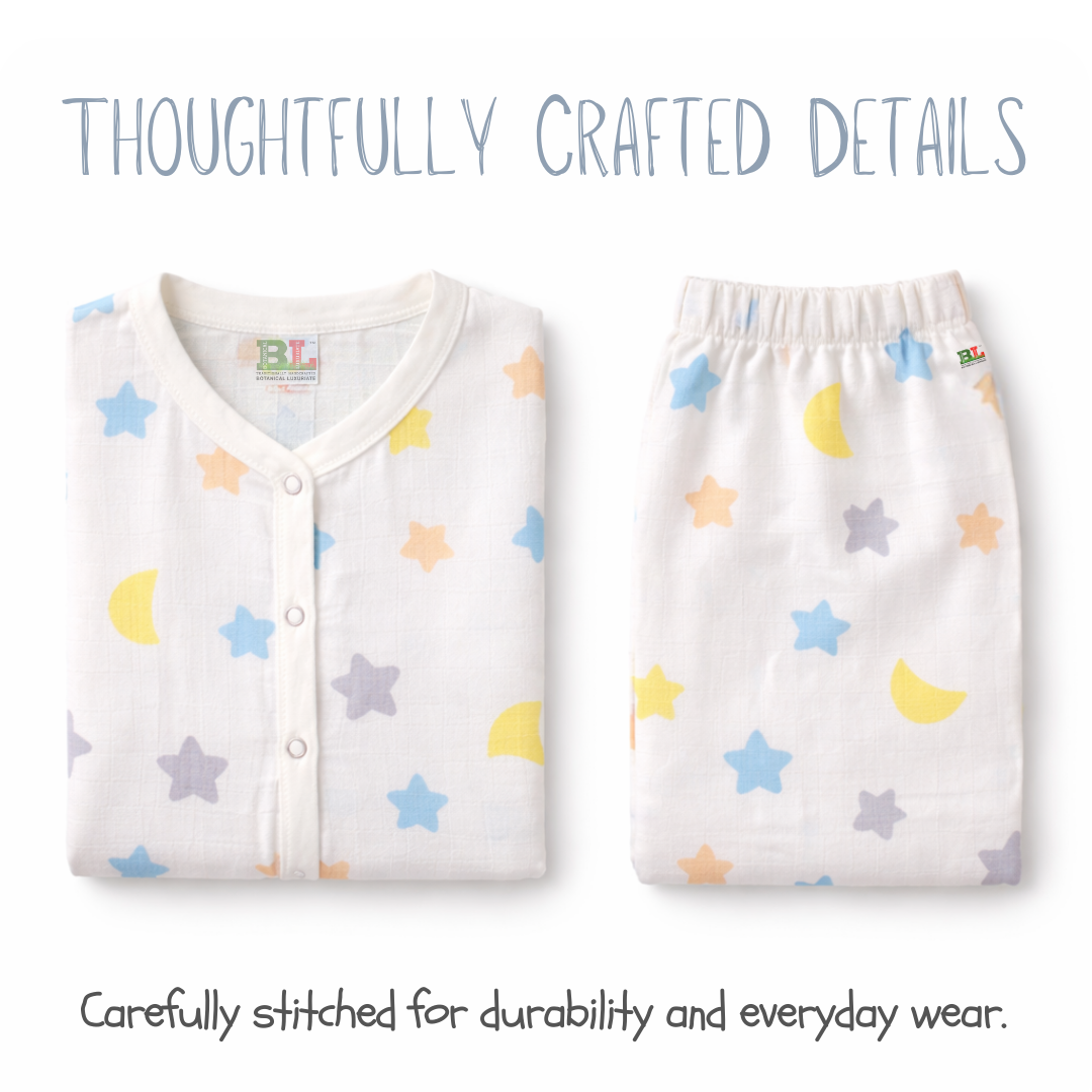 Bamboo Cotton Baby Shirt & Pant Set | 0–12 Months | Ultra Soft