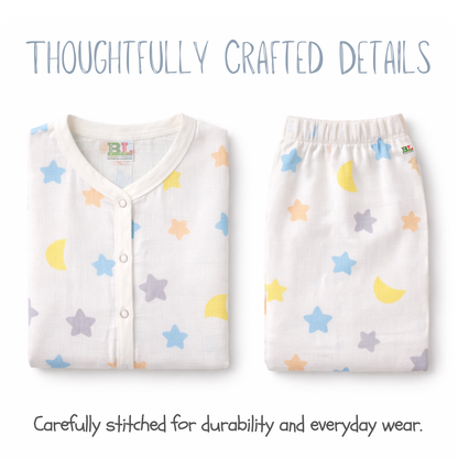 Bamboo Cotton Baby Shirt & Pant Set | 0–12 Months | Ultra Soft
