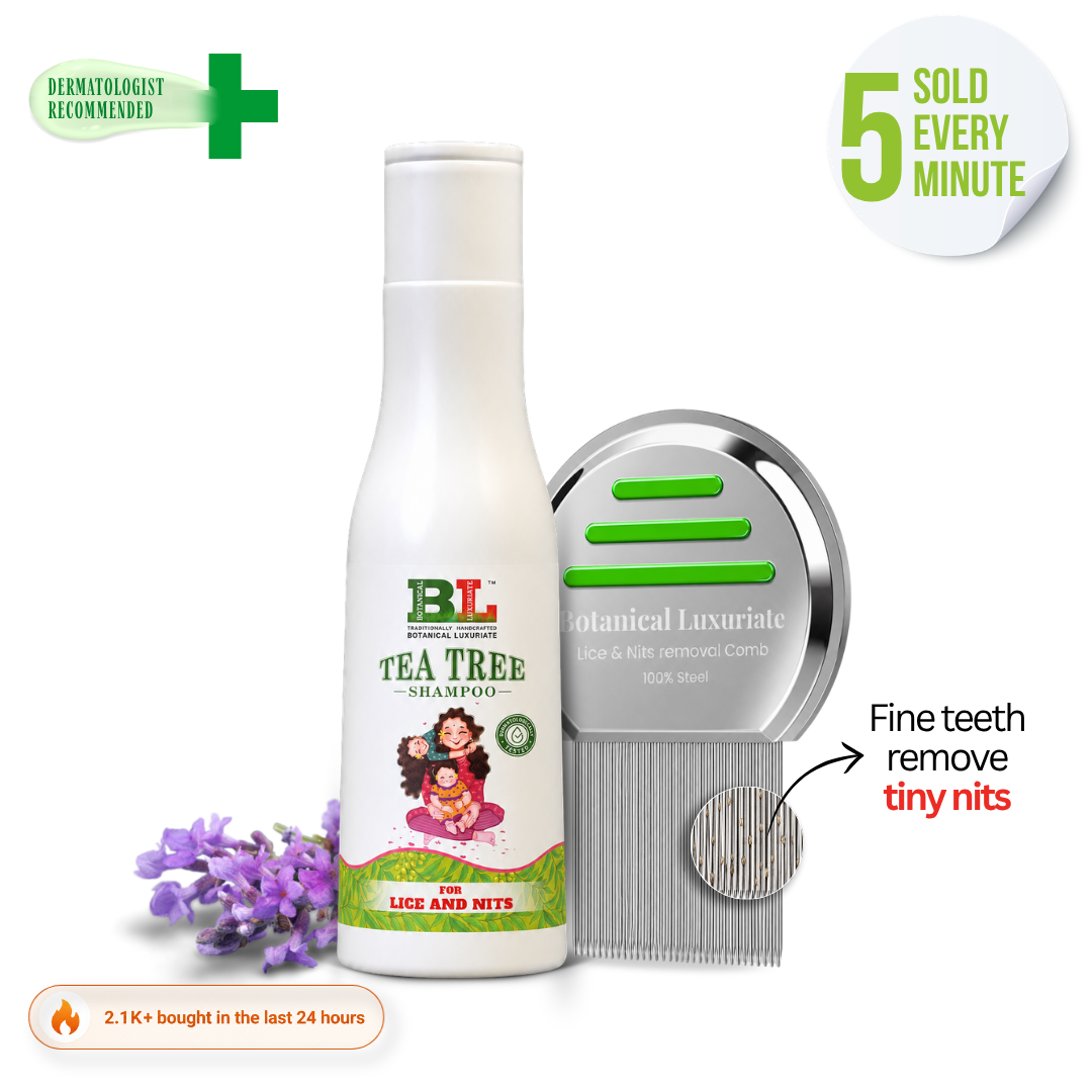 Natural Tea Tree Anti-Lice & Nits Shampoo 100ml