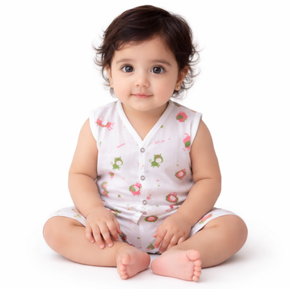 Bamboo Cotton Baby Shirt & Shorts Set | 0–12 Months | Ultra Soft