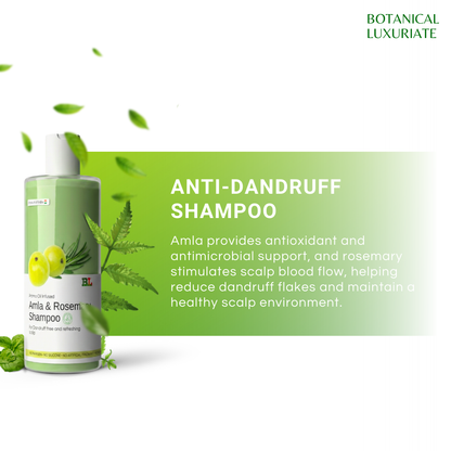 Botanical Luxuriate Dandruff & Hair Growth Combo (Curry Leaf Hair Oil 100 ml & Amla and Rosemary Shampoo 100 ml)