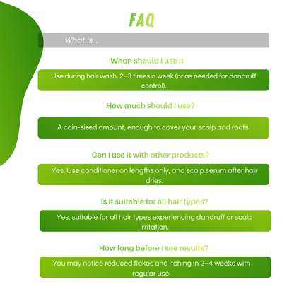 Natural Amla & Rosemary Anti-Dandruff Shampoo – No Parabens, 100ml