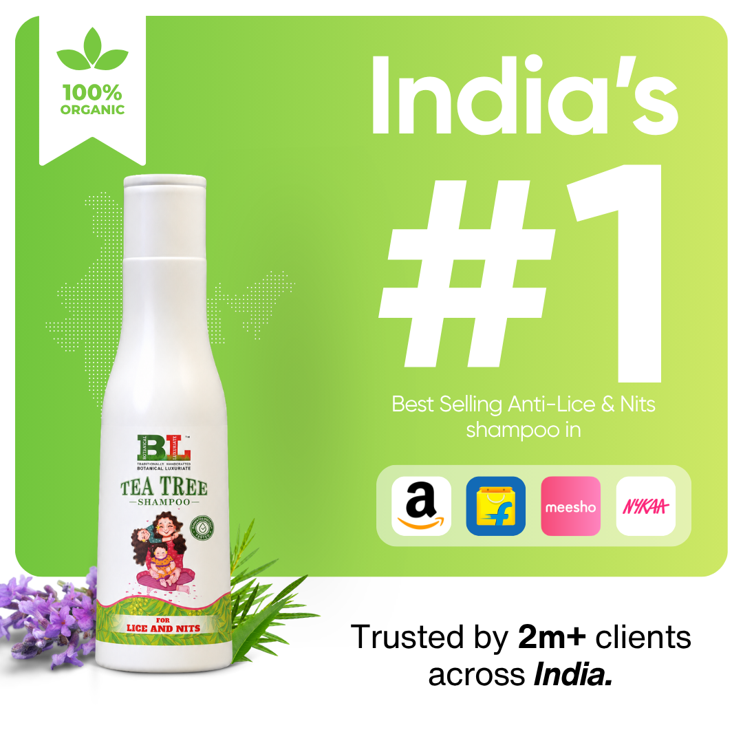 Natural Tea Tree Anti-Lice & Nits Shampoo 100ml