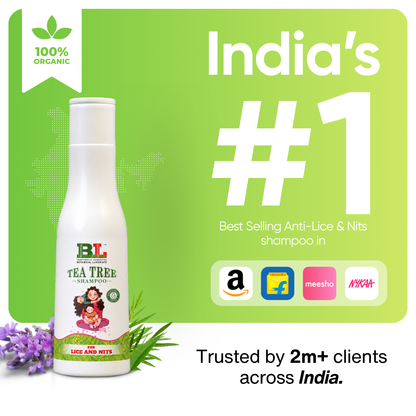 Natural Tea Tree Anti-Lice & Nits Shampoo 100ml