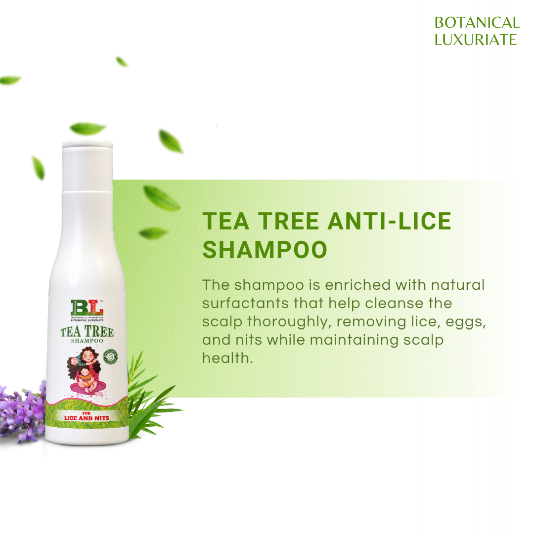 Natural Tea Tree Anti-Lice & Nits Shampoo 100ml