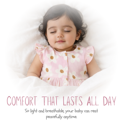 Bamboo Cotton Baby Frock Dress | Ultra Soft | 0–12 Months