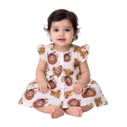 Bamboo Cotton Baby Frock Dress | Ultra Soft | 0–12 Months