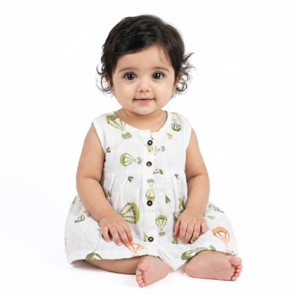 Bamboo Cotton Baby Frock Dress | Ultra Soft | 0–12 Months