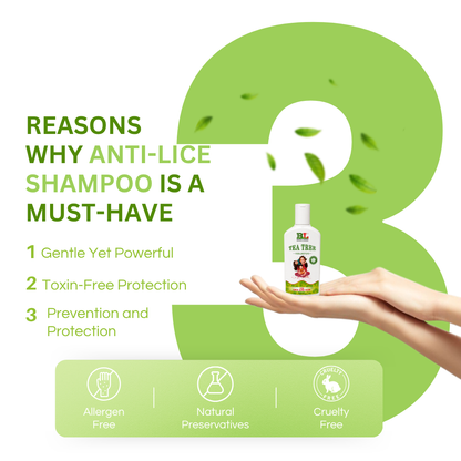 Botanical Luxuriate Gentle Tea Tree Anti-Lice & Nits Shampoo for Kids – 50ml