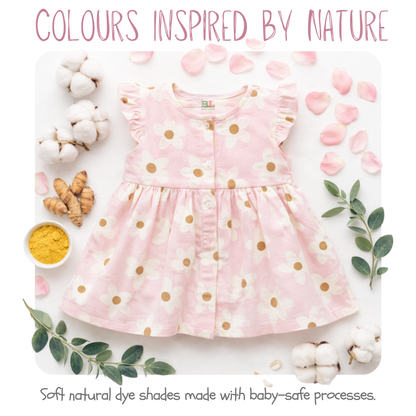 Bamboo Cotton Baby Frock Dress | Ultra Soft | 0–12 Months
