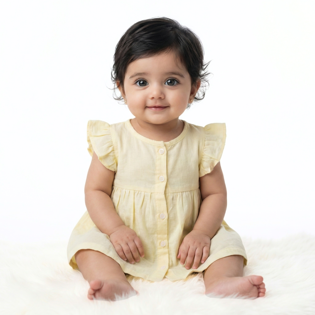 Bamboo Cotton Baby Frock Dress | Ultra Soft | 0–12 Months