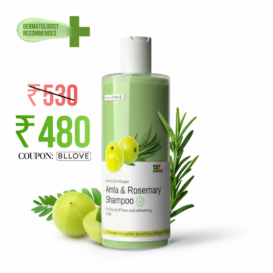 Natural Amla & Rosemary Anti-Dandruff Shampoo – No Parabens 100ml