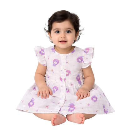Bamboo Cotton Baby Frock Dress | Ultra Soft | 0–12 Months