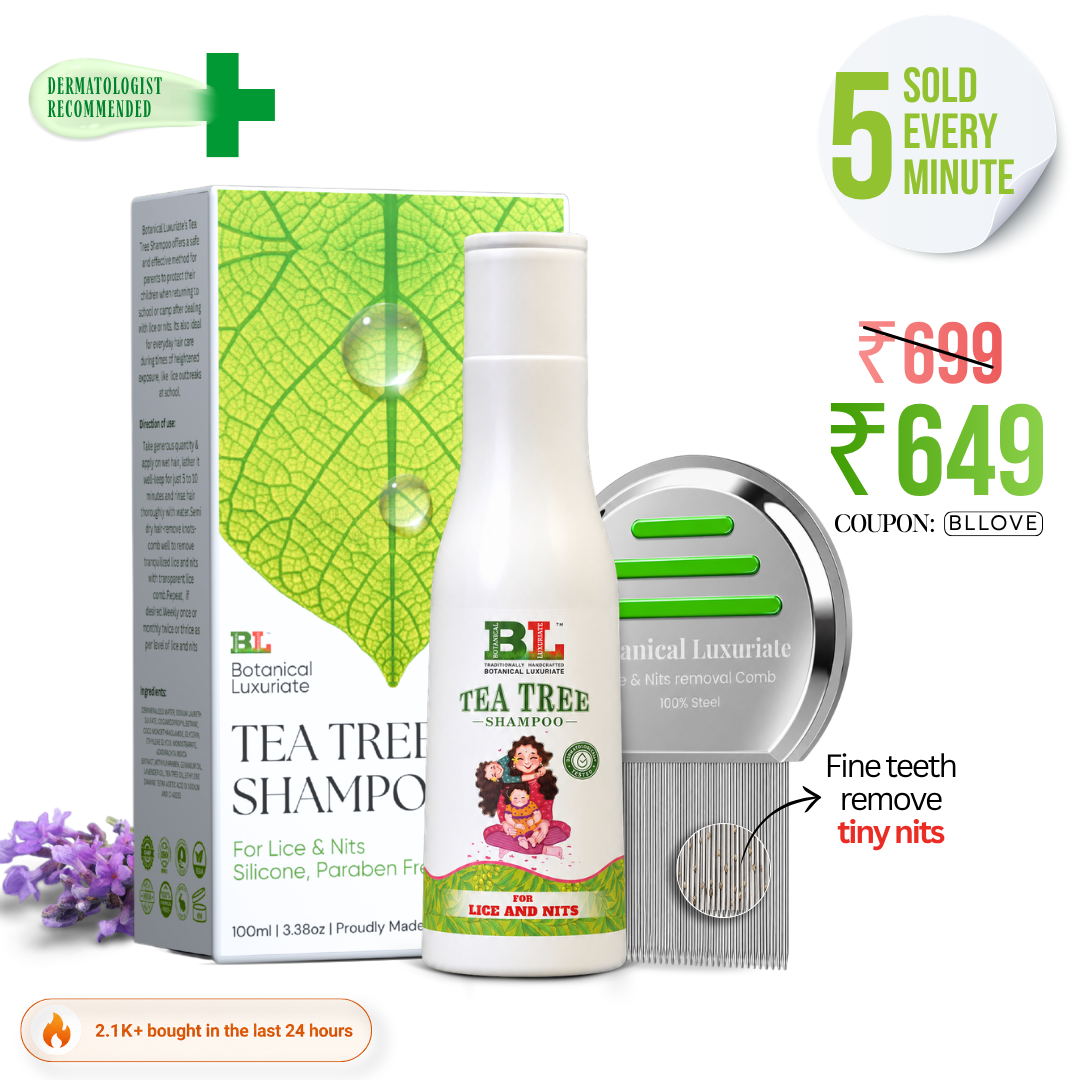 Natural Tea Tree Anti-Lice & Nits Shampoo 100ml