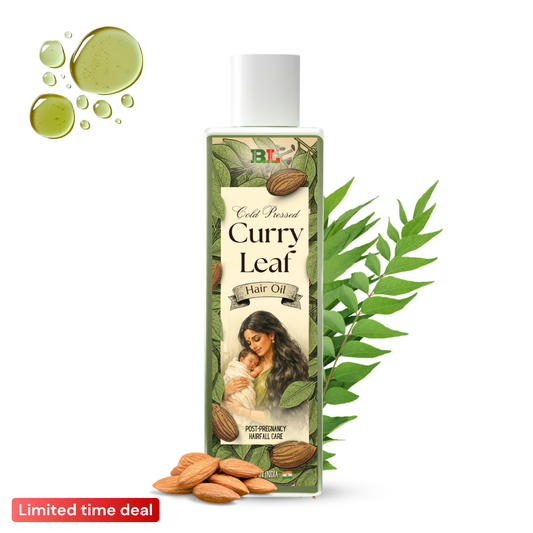 Cold Pressed Curry Leaf Hair Growth Oil 100 ml- Volume Boost & Increase Thickness