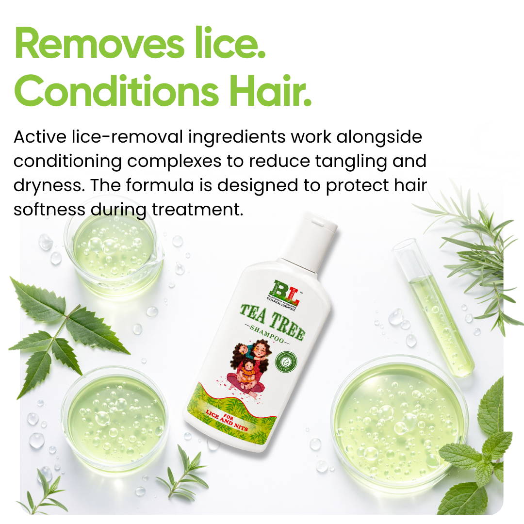 Botanical Luxuriate Gentle Tea Tree Anti-Lice & Nits Shampoo for Kids – 50ml