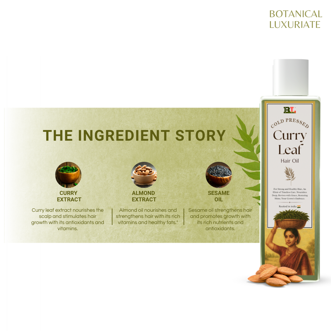 Botanical Luxuriate Dandruff & Hair Growth Combo (Curry Leaf Hair Oil 100 ml & Amla and Rosemary Shampoo 100 ml)