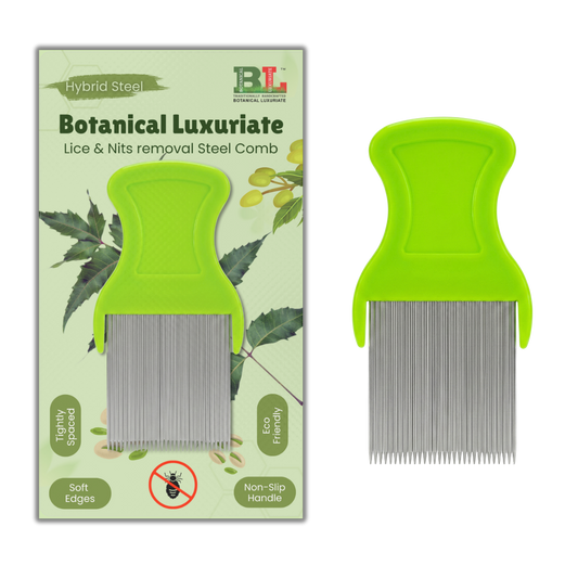 Botanical Luxuriate HYBRID LICE & NITS STAINLESS STEEL COMB