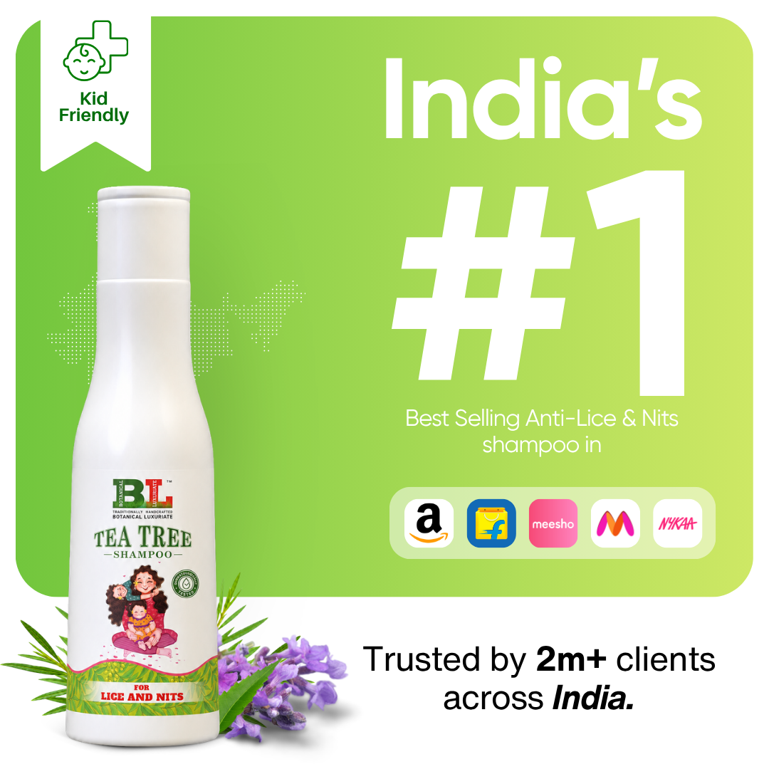 Natural Tea Tree Anti Lice & Nits Shampoo 100ml