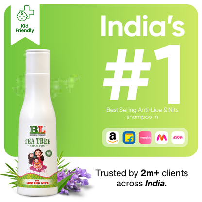 Natural Tea Tree Anti Lice & Nits Shampoo 100ml